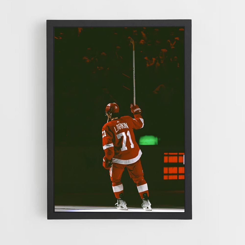 Poster Dylan larkin – affiche Hockey sur glace (vue 2)